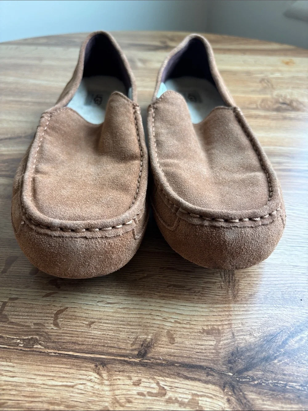 Men's Brown Suede Slip-On Loafers (A-7)
